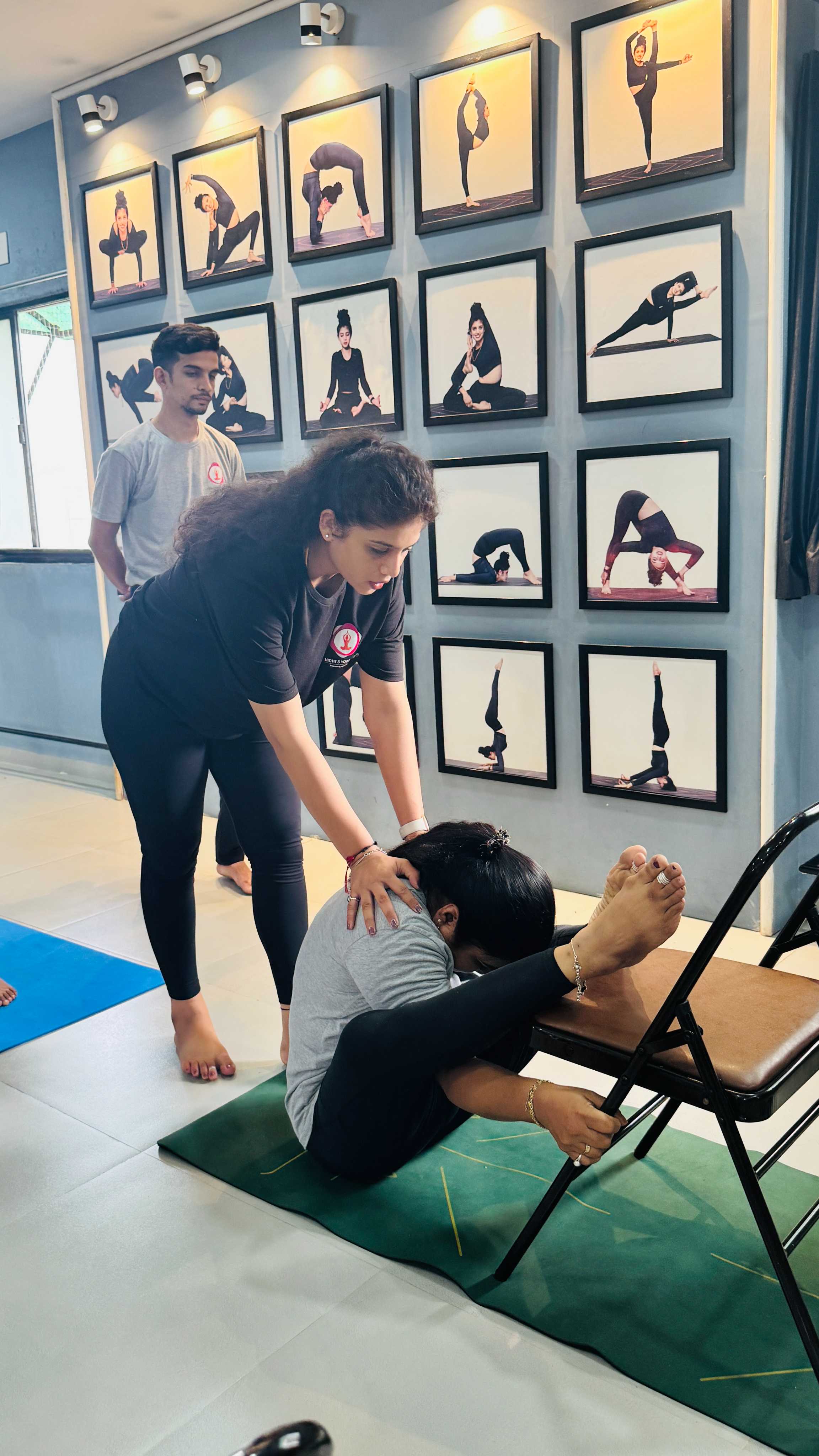 Group yoga training